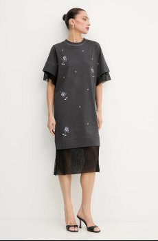 Хлопковое платье Pinko REIMAGINE by Patrick Mcdowell