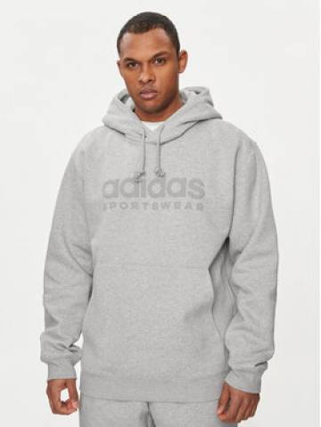 adidas Світшот All Szn Fleece Graphic IW1205 Сірий Loose Fit adidas Світшот All Szn Fleece Graphic IW1205 Сірий Loose Fit