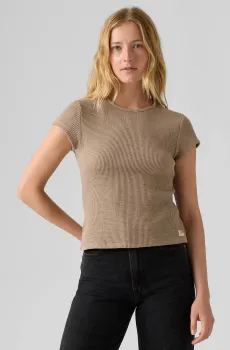 Женская бежевая футболка Бежевый M Levi’s® 003PW;0003