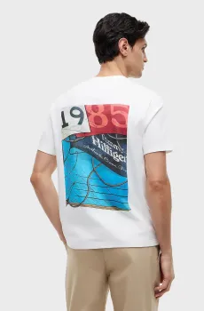 Мужская белая футболка NAUTICAL BACK PHOTO Белый L Tommy Hilfiger MW0MW44258