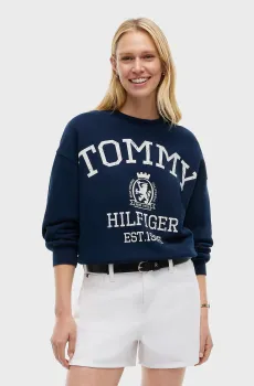 Женский темно-синий свитшот VARSITY Синий L Tommy Hilfiger WW0WW50941