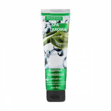 Силиконовый крем для рук Bioton Cosmetics SPA Aroma алоэ вера, 100 мл Силиконовый крем для рук Bioton Cosmetics SPA Aroma алоэ вера, 100 мл