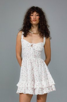 Рожева муслінова сукня на бретелях