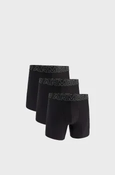 Мужские черные боксеры (3 шт) M UA Perf Tech 6in Черный 3XL Under Armour 1383878-001