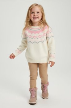 Джемпер з візерунком - різнобарвний