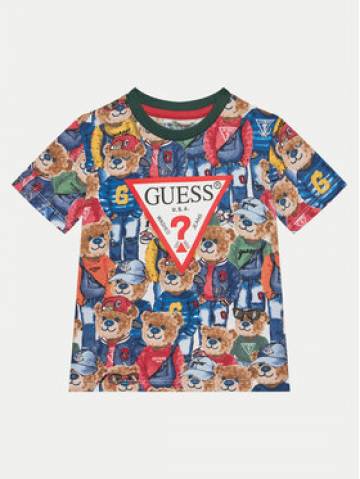 Guess Футболка N5RI14 K8HM4 Кольоровий Regular Fit Guess Футболка N5RI14 K8HM4 Кольоровий Regular Fit