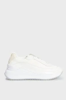 Женские белые кроссовки CHUNKY INTERNAL WEDGE LACE UP Белый 39 Calvin Klein HW0HW01552