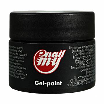 Гель-краска для ногтей My Nail Gel Paint 01, 8 г Гель-краска для ногтей My Nail Gel Paint 01, 8 г