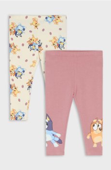 Легінси, 2 пари Bluey - кремовий