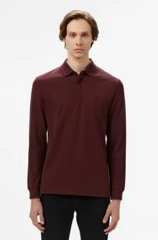 Мужское бордовое поло Бордовый M Lacoste PH2481BZD