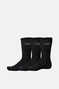 Черные носки Prfm Basic Crew (3 пары) Черный 39-42 New Balance LAS51423BK