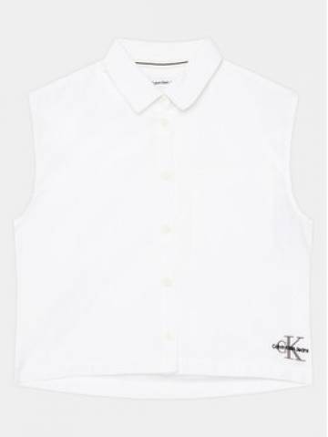 Calvin Klein Jeans Сорочка Monogram IG0IG02462 Білий Relaxed Fit Calvin Klein Jeans Сорочка Monogram IG0IG02462 Білий Relaxed Fit