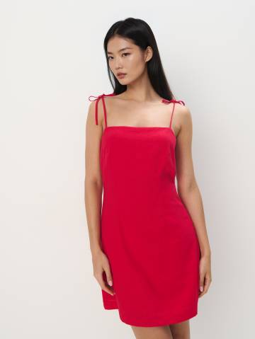 Mohito - Сукня міні на бретельках - фуксія - 40