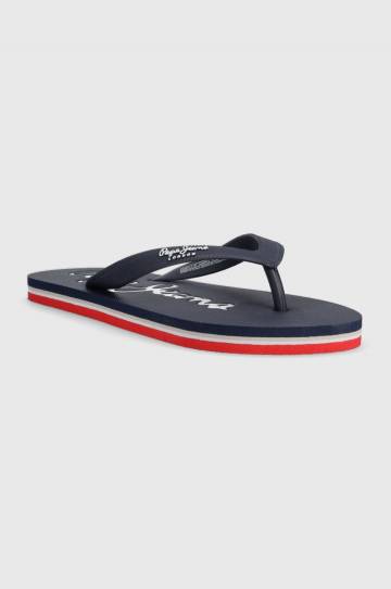 Вьетнамки Pepe Jeans BAY BEACH мужские цвет синий PMS70128 Вьетнамки Pepe Jeans BAY BEACH мужские цвет синий PMS70128