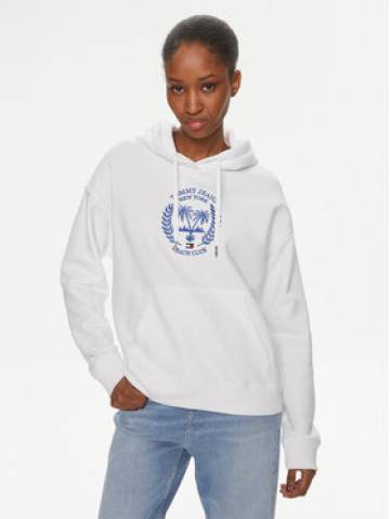 Tommy Jeans Світшот DW0DW17792 Білий Boxy Fit Tommy Jeans Світшот DW0DW17792 Білий Boxy Fit