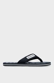 Мужские темно-синие вьетнамки PATCH HILFIGER BEACH SANDAL Синий 41 Tommy Hilfiger FM0FM05024