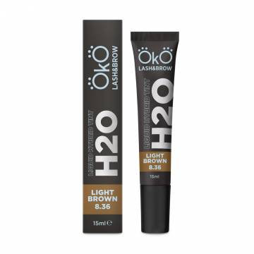 Уценка! Краска для бровей и ресниц OkO Lash & Brow Liquid Hybrid Tint H2O, 8.36 Light Brown, 15 мл Уценка! Краска для бровей и ресниц OkO Lash & Brow Liquid Hybrid Tint H2O, 8.36 Light Brown, 15 мл