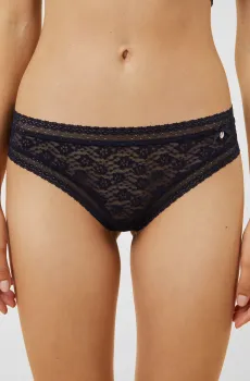 Женские темно-синие трусики-танга ENVIEUSE Синий S Etam 6474592