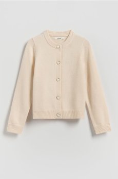 Reserved - Трикотажний кардиган - нюдовий - 788IE-02X