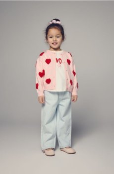 Reserved - Смугасті baggy джинси - синій - 840HN-05J