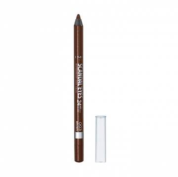 Карандаш для глаз водостойкий Rimmel Scandal Eyes 24 HR Waterproof Kohl Kajal Eyeliner 003 Brown, 1.3 г Карандаш для глаз водостойкий Rimmel Scandal Eyes 24 HR Waterproof Kohl Kajal Eyeliner 003 Brown, 1.3 г