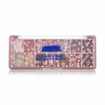 Палетка теней для век GlamBee Glam Time Makeup Eyeshadow 14 оттенков, 02, 9 г Палетка теней для век GlamBee Glam Time Makeup Eyeshadow 14 оттенков, 02, 9 г
