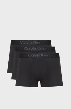 Мужские боксеры (3 шт) TRUNK 3PK Черный 3XL Calvin Klein LV00NB4192