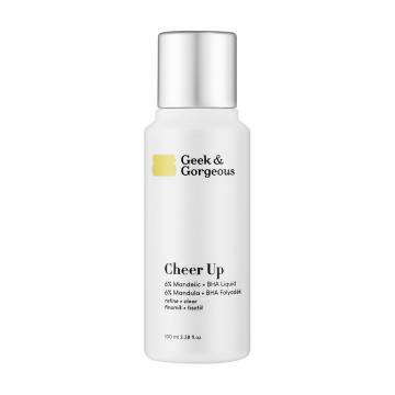Эксфолиант для лица Geek & Gorgeous Cheer Up 6% Mandelic + BHA Liquid для комбинированной и проблемной кожи, 100 мл Эксфолиант для лица Geek & Gorgeous Cheer Up 6% Mandelic + BHA Liquid для комбинированной и проблемной кожи, 100 мл