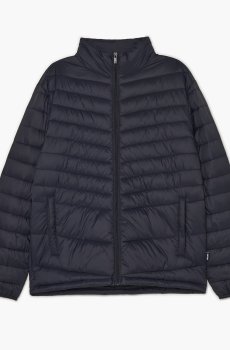 Cropp - Стьобана куртка з високим коміром - темно-синій