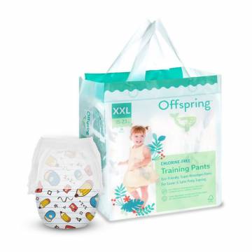 Подгузники-трусики Offspring Scriblee, размер XXL (15-23 кг), 24 шт Подгузники-трусики Offspring Scriblee, размер XXL (15-23 кг), 24 шт