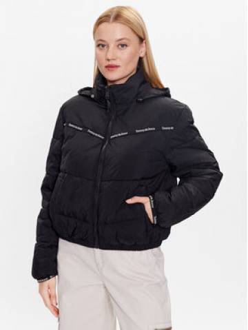 Tommy Jeans Пуховик DW0DW16100 Чорний Regular Fit Tommy Jeans Пуховик DW0DW16100 Чорний Regular Fit