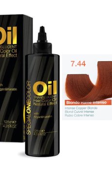 Окрашивающее масло для волос Trendy Hair Special One Color Oil Translucent Hair Color, 7.44 Intense Copper Blonde, 125 мл