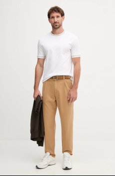 Хлопковая футболка BOSS H-Tessler 200