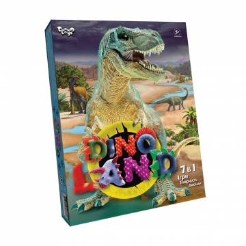 Детская набор игр и игровых предметов Danko Toys Dino Land 7 в 1, от 3 лет (DL-01-01U) Детская набор игр и игровых предметов Danko Toys Dino Land 7 в 1, от 3 лет (DL-01-01U)
