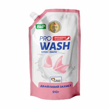 Жидкое крем-мыло ProWash Заботливая защита, 910 г (дойпак) Жидкое крем-мыло ProWash Заботливая защита, 910 г (дойпак)