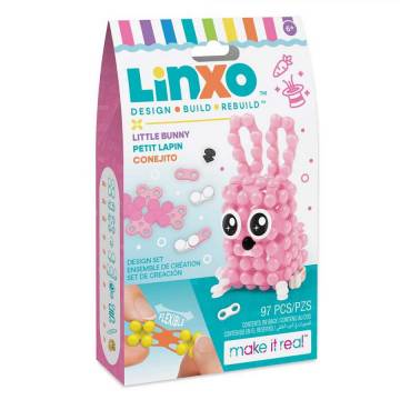 Набір для виготовлення брелоків Make it Real Linxo Звірята Кролик (MR6101/1) Набір для виготовлення брелоків Make it Real Linxo Звірята Кролик (MR6101/1)
