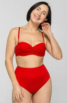 Женские красные трусики от купальника 321S Красный XS brabrabra SO205321