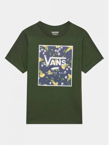 Vans Футболка By Print Box Boys VN0A318N Хакі Regular Fit Vans Футболка By Print Box Boys VN0A318N Хакі Regular Fit