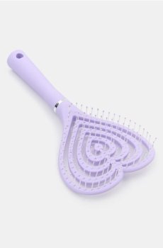 Гребінець у формі серця - Фіолетовий