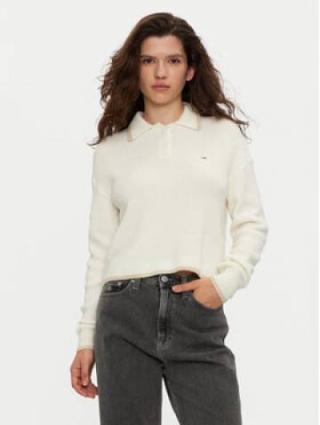 Tommy Jeans Светр DW0DW19833 Écru Regular Fit Tommy Jeans Светр DW0DW19833 Écru Regular Fit