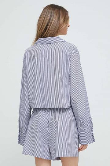 Хлопковая пижама Polo Ralph Lauren цвет синий хлопковая Хлопковая пижама Polo Ralph Lauren цвет синий хлопковая