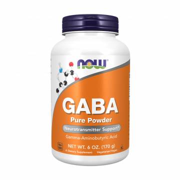Гамма-аминомасляная кислота NOW foods GABA Pure Powder в порошке, 170 г Гамма-аминомасляная кислота NOW foods GABA Pure Powder в порошке, 170 г