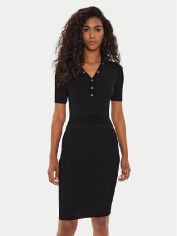 Guess Трикотажна сукня W4YK16 Z37K0 Чорний Slim Fit Guess Трикотажна сукня W4YK16 Z37K0 Чорний Slim Fit