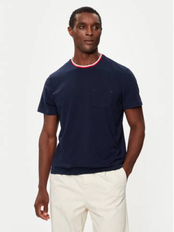 Lacoste Футболка TH1726 Cиній Relaxed Fit Lacoste Футболка TH1726 Cиній Relaxed Fit