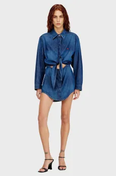 Женское синее джинсовое платье DE-SUSAN-D Синий M Diesel A21457 0DBDB