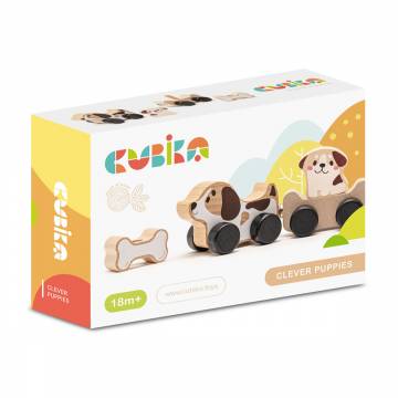 Деревянная игрушка Cubika Сообразительные щенки, от 1.5 лет (15443) Деревянная игрушка Cubika Сообразительные щенки, от 1.5 лет (15443)