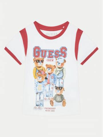 Guess Футболка N5RI04 K8HM4 Білий Regular Fit Guess Футболка N5RI04 K8HM4 Білий Regular Fit