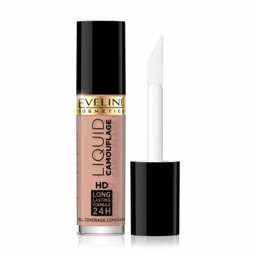 Жидкий консилер для лица Eveline Cosmetics Liquid Camouflage HD Long Lasting Formula 24H, 07 Beige, 5 мл Жидкий консилер для лица Eveline Cosmetics Liquid Camouflage HD Long Lasting Formula 24H, 07 Beige, 5 мл