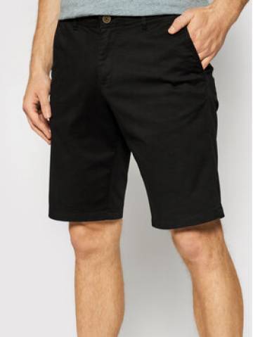 Jack&Jones Шорти з тканини Bowie 12165604 Чорний Regular Fit Jack&Jones Шорти з тканини Bowie 12165604 Чорний Regular Fit