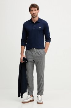 Хлопковый лонгслив Lacoste